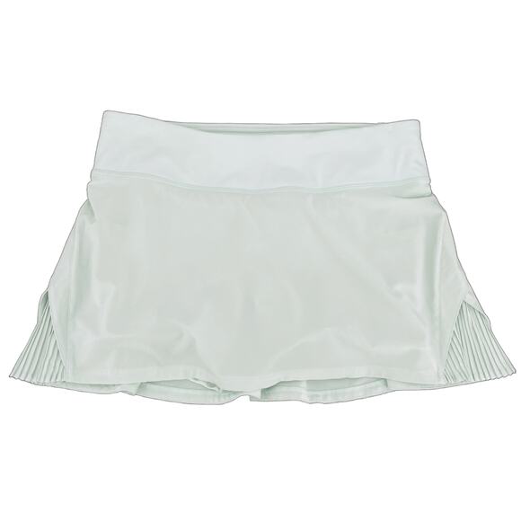 Lululemon Play Off The Pleats Skirt Springtime Mint Green Athletic Skort Size 6 - Picture 1 of 16